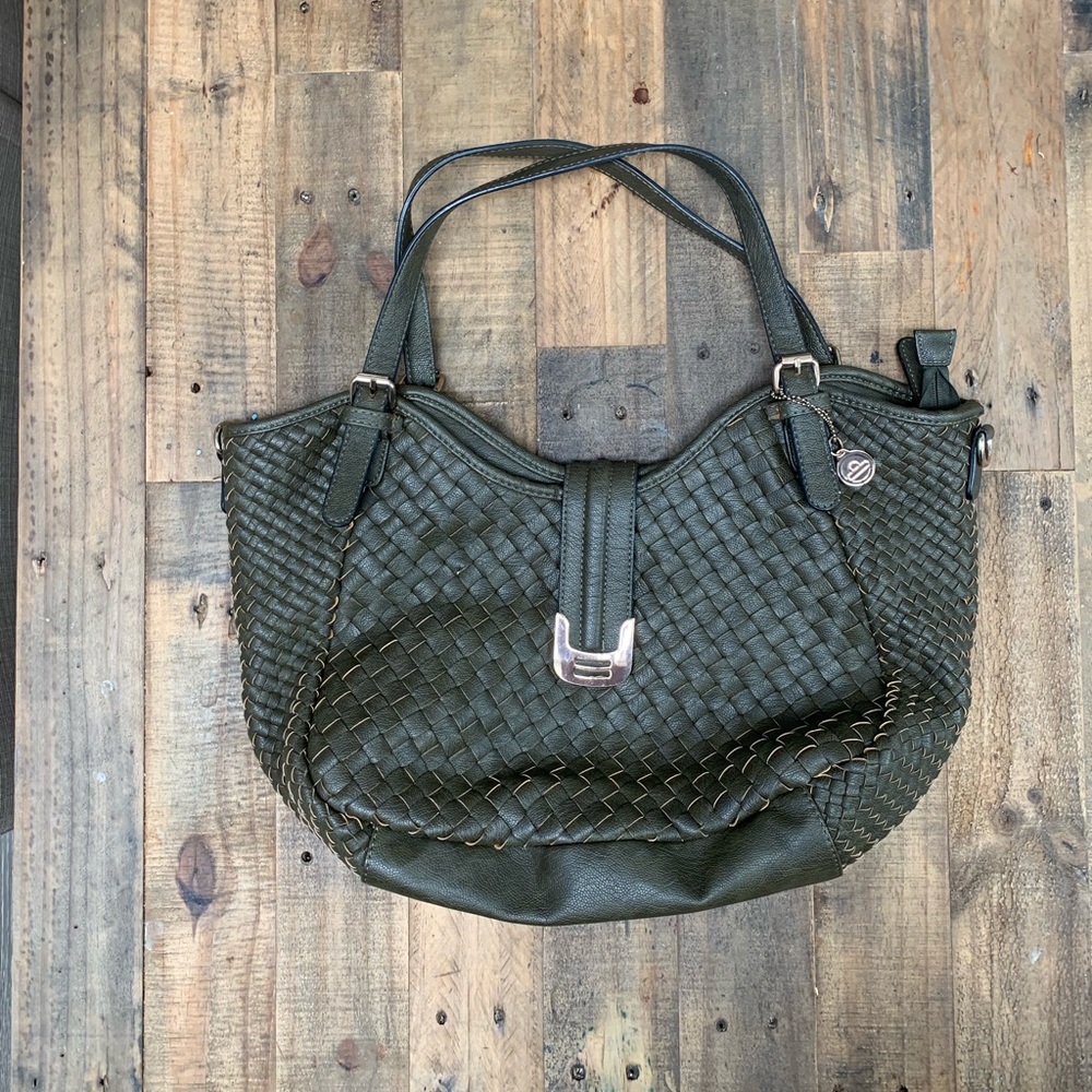 Big Buddha green purse, amazing condition!